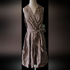 NWT Jones Wear Drese Polka Dot Dress